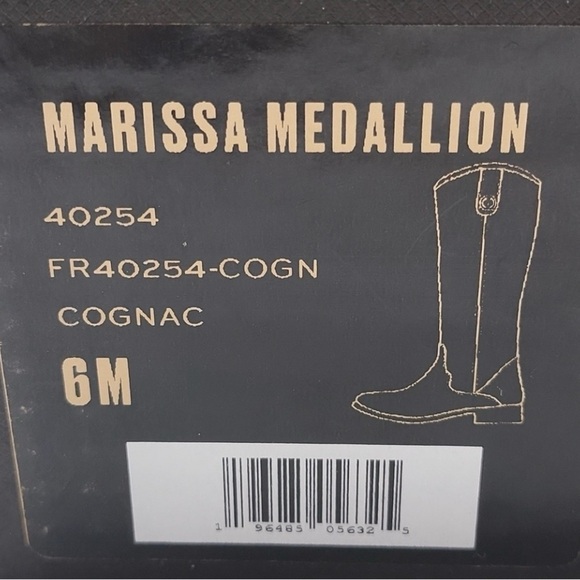 275- Frye Marissa Medallion Cognac Color Size 6 M NWT - Picture 9 of 9